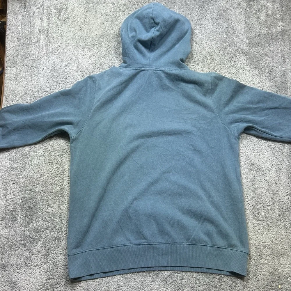 The North Face Half Dome Hoodie Mens‎ XL Blue Pullover Outdoor *PAINT SPOTS